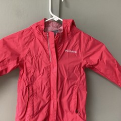 Columbia Jacket Toddler 3T Pink Switchback II Rain Full Zip Hooded Outdoor Coat