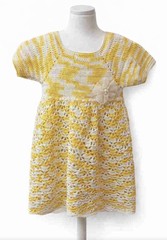 Crochet girls dress, toddler size 12-18 months, new