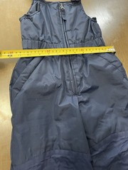 Cat & Jack Toddler Navy Blue Insulated Snow Bib Ski Pants Size 4 Waterproof