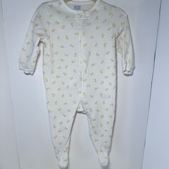 Vintage Carters Rubber Duck Zip Up Footie One Piece – Cottagecore Gender Neutral