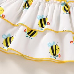 Toddler Baby Girl Clothes Ruffle Sleeveless Strap Dress Tank Shorts Set Summe…