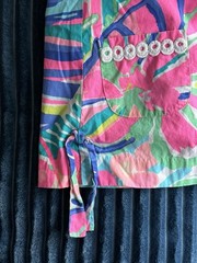 Lilly Pulitzer Toddler Girl Tropical Floral Summer Shift Dress Pockets Size 2T