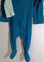 Cloud Island Infant Sleepers 3-6M Blue NWT Inverted Zipper