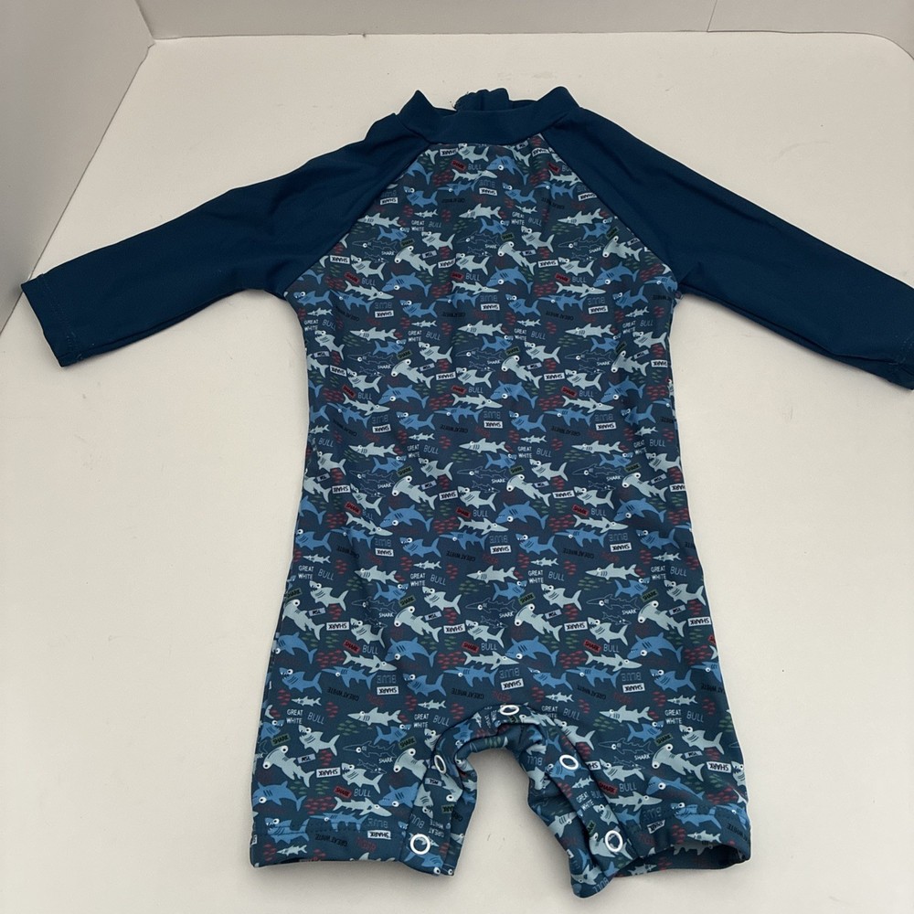 NWOT UMELOK Baby Size 3-6 Months Long Sleeve UPF 50+ 1-Piece Rashguard Swimsuit