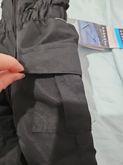 IceBurg Baby Insulated Bib Snow Pants Size 0-3 Months Black New With Tags