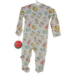 NEW Magnetic Me Adler Seeds Modal Magnetic Footie Baby Pajamas Sz 3-6M