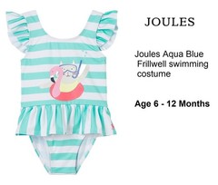 JOULES Flamingo with cat kitten Swim Suit 6-12 Months BEACH HOLIDAY POOL