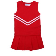 NEW NWT Trotter Street Kids Cheer Cheerleading Outfit Uniform Red Size 2T