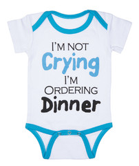 Ganz E7 Baby 0-6mo One Piece Bodysuit I’m Not Crying I’m Ordering Dinner ER41283