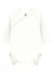 Petit Bateau Layette Set Stripe Footie and White Bodysuit Size 3M Baby Boy NWOT