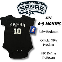 NWT San Antonio Spurs Baby Bodysuit Sizes 6-9 m, 9-12 m, & 12-18 m – Spurs Fans!