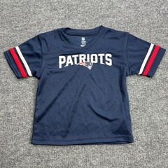 New England Patriots NFL Team Apparel Jersey Kids 3T Navy Blue Mesh Tee
