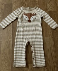 Mud pie fox baby bodysuit 9-12 Months