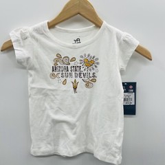 Team Athletics Toddler Girls 3T Arizona State Sun Devils Short Sleeve Tee 684