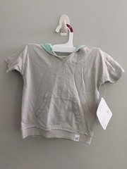 Burt’s Bees Baby Nwt 12 Months T-shirt W Hood Precious Summer Beach Travel Baby