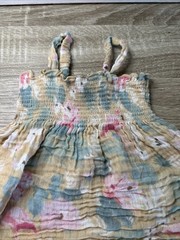 Angel Dear Muslim Gauzy Romper Floral Print Size 6 To 12 Months ￼