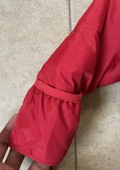 NIKE Baby Puffer Snowsuit One Piece Bunting Racer Silver/Red 24 Months