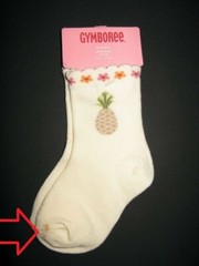 NEW Gymboree girls Socks 12-24 18 pineapple beach shack tropical aloha sunshine