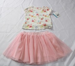 Little Me Baby Girls’ 2-Piece Floral Print Skort Set AC2 Rose/White Size: 24M