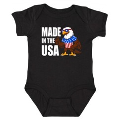 Fantastic Tees Made in The USA Kid’s Patriotic Bodysuit