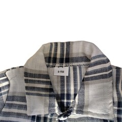 Plaid Button Down Long Sleeve Flannel Shirt Infant Boys