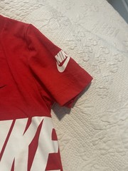 Nike 4T Red Short Sleeve T Shirt Cotton Polyester