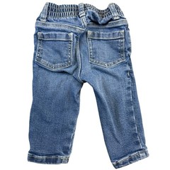 Old Navy Baby Medium Wash Elastic Waist Stretch Denim Jeans 6-12 Months Blue