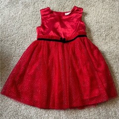 Red sparkler Christmas dress size 24 months