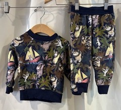 Little Sleepies Where The Wild Things Are Pajama Set 6-12 Months