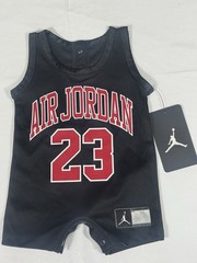 Air Jordan Infant One Piece Romper Jersey Black Size newborn NWT