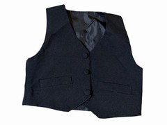 WEIKEXI Boy’s Black Formal Suit -Includes Jacket Pants & Vest Toddler Sz 2T NWOT