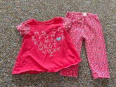 First Impressions Girls ABC Outfit 6-9M