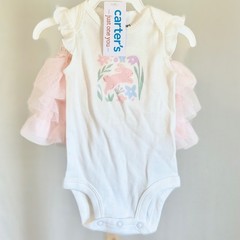 Carter’s Just One You Baby Girl Bunny Bodysuit and Pink Tutu Skirt Set NEW 6M