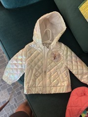 White Frozen Girls 2T Coat