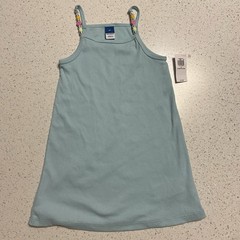 Old Navy Light Blue Sleeveless Beaded Charm Cami Dress Toddler NWT 2T