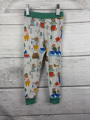 Little Sleepies Bear Camping Graphic Pajama Pants Viscose Bamboo Spandex 12-18M