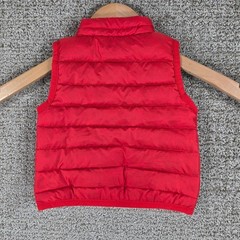 Patagonia Baby Down Sweater Vest Red Puffer Full Zip Size 3M 3 Months