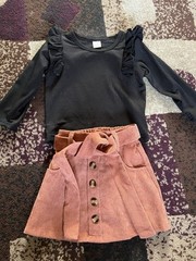 Babygirl Skirt and Shirt Set Size 12 Months