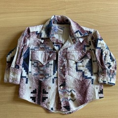 Vintage Rockmount Ranch Wear Youth Pearl Snap Shirt Size XS Extra Small Western