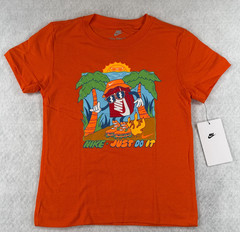 Nike Toddler Boys Size 2T Orange Just Do It Graphic T Shirt NWT