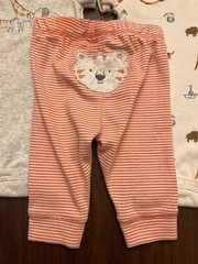 NEW- Carters Just One You Animals Baby Size 3 Months Bodysuit And Pants Set of 3