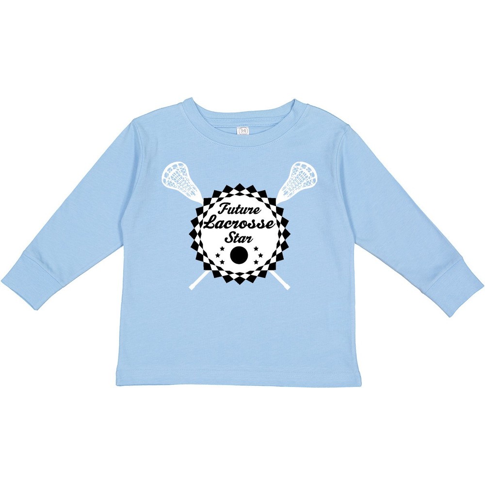 Inktastic Future Lacrosse Star Childs Toddler Long Sleeve T-Shirt Player Sports