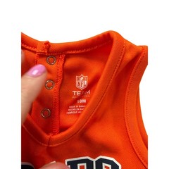 NFL Team Apparel Chicago Bears Girls Cheerleader Dress Orange Navy Blue 18M