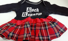 Glamajama Infant Girl Rock Royalty Dress Size 0-3 months