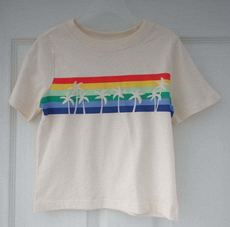 New Hanna Andersson Palm Trees Shirt Boy’s Size 85 / 2T