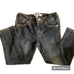 DKNY girl’s blue skinny jeans Adjustable Waist Snap Closure 3T