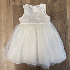 Marmellata Baby Girls Dress 18 Months Ivory Dressy Sequins Wedding Formal