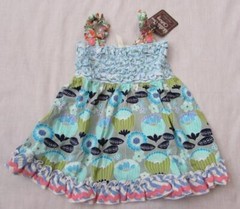 MATILDA JANE girls 2 4 blue green funhouse sleeveless tunic top NEW