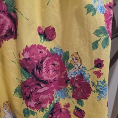 Disney x Janie and Jack Floral Dress Girls 2T Yellow Alice in Wonderland Ruffle