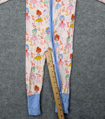 Little Sleepies One Piece Pajama Baby Girl 6-12 Months Bamboo Princess Fairy